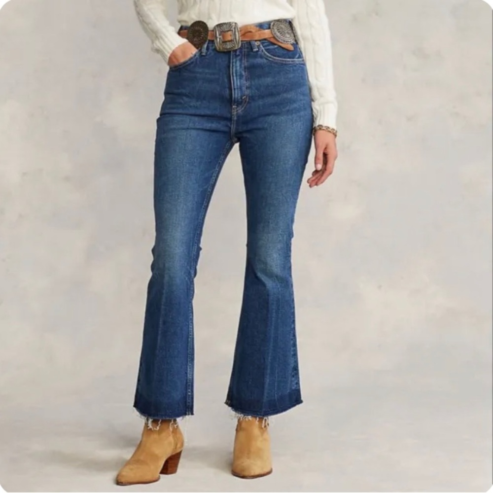 Polo Ralph Lauren Sharona Crop Flare Jeans